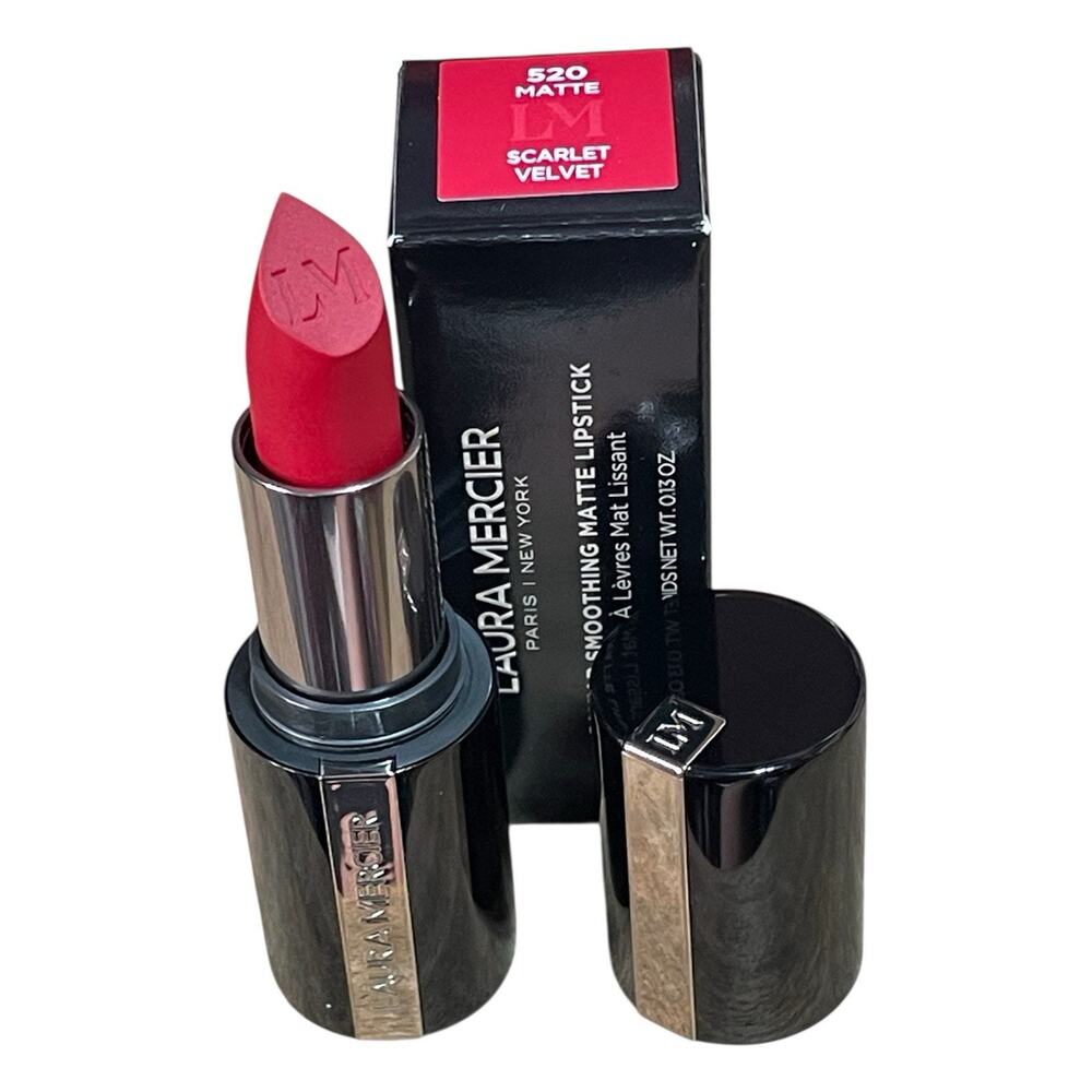 Laura Mercier Caviar Smoothing Matte Lipstick – 520 Scarlet Velvet